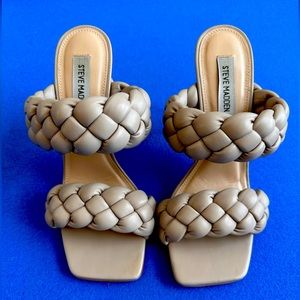 Steve Madden Slip on Braided Heel